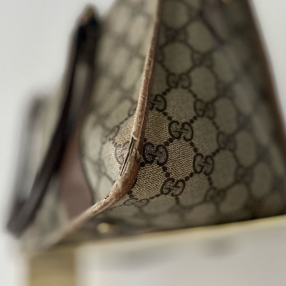 OFFERS!! Vintage Gucci Project Bag ! Gucci Top Handle Mini Boston Bag Beater - Picture 11 of 16